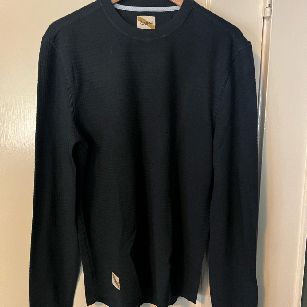 Tracksmith Men's Dark Blue Crewneck Sweater